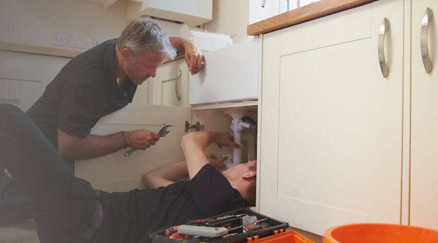 Professional burst pipe repair services in New Pine Creek, OR